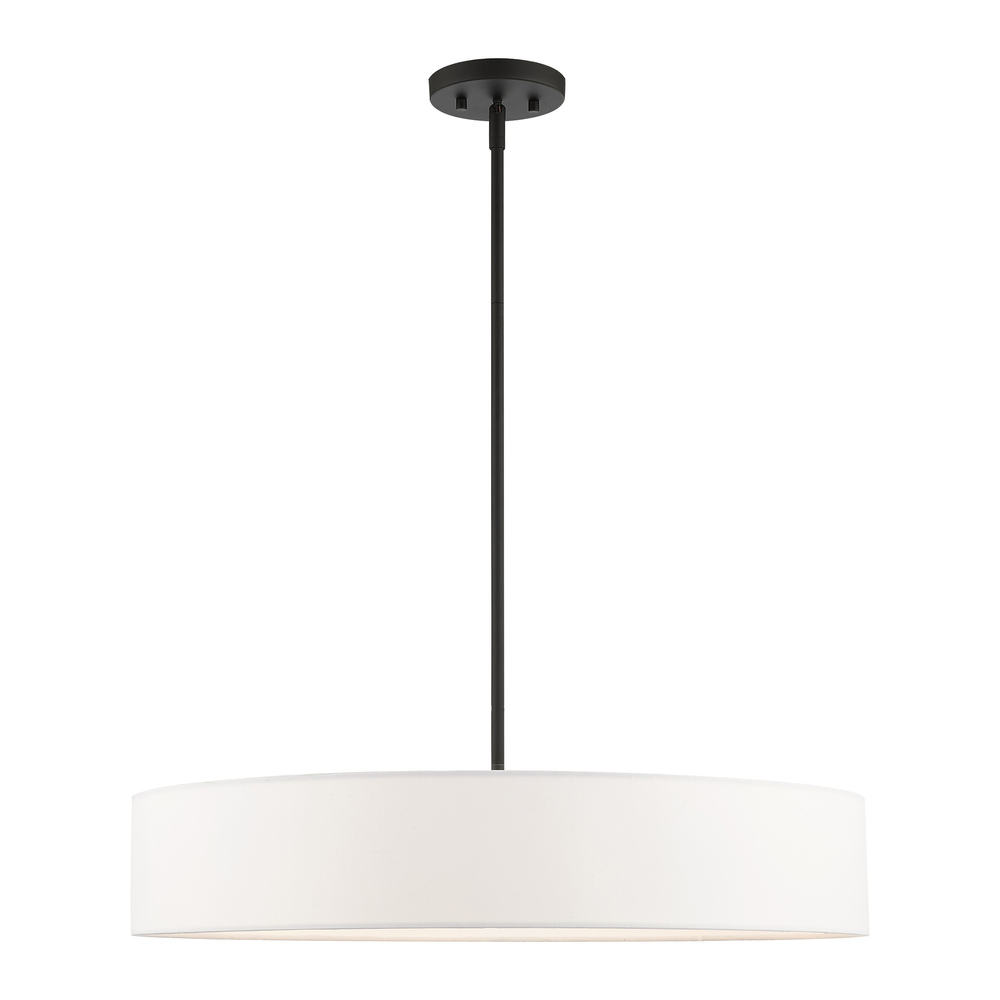 5 Lt Black Chandelier