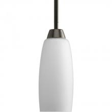Progress P5167-20 - Wisten Collection One-Light Antique Bronze Etched Glass Modern Mini-Pendant Light