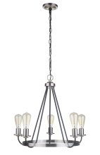 Craftmade 50325-FBBNK - 5 Light Chandelier