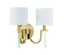 Craftmade 58262-SB - 2 Light Wall Sconce