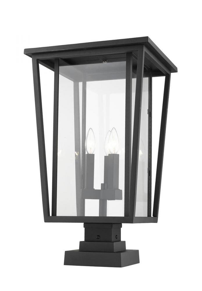 3 Light Outdoor Pier Mounted Fixture