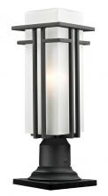 Z-Lite 549PHMR-533PM-BK - 1 Light Outdoor Pier Mounted Fixture