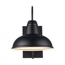 Trans Globe 51501 BK - 1LT WALL-MED-BK W/BK SHADE