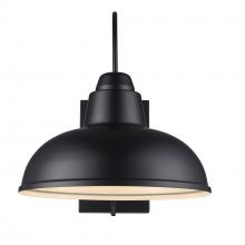 Trans Globe 51502 BK - 1LT WALL-LG-BK W/ BK SHADE