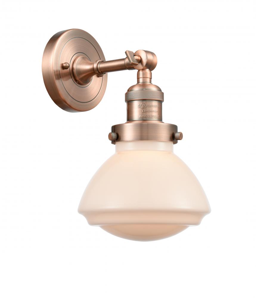 Olean - 1 Light - 7 inch - Antique Copper - Adjustable Sconce