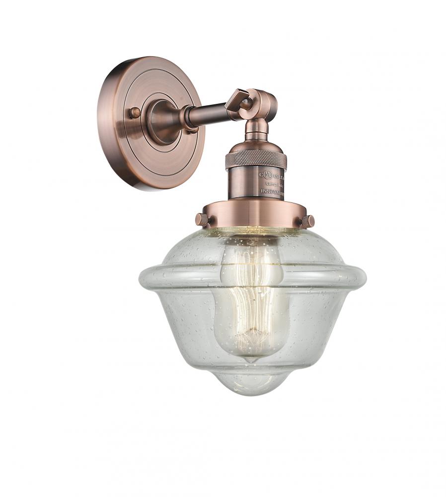 Oxford - 1 Light - 8 inch - Antique Copper - Adjustable Sconce