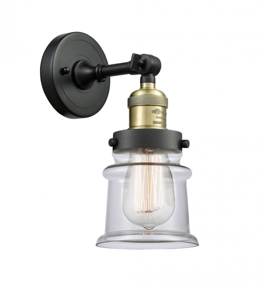 Canton - 1 Light - 5 inch - Black Antique Brass - Adjustable Sconce