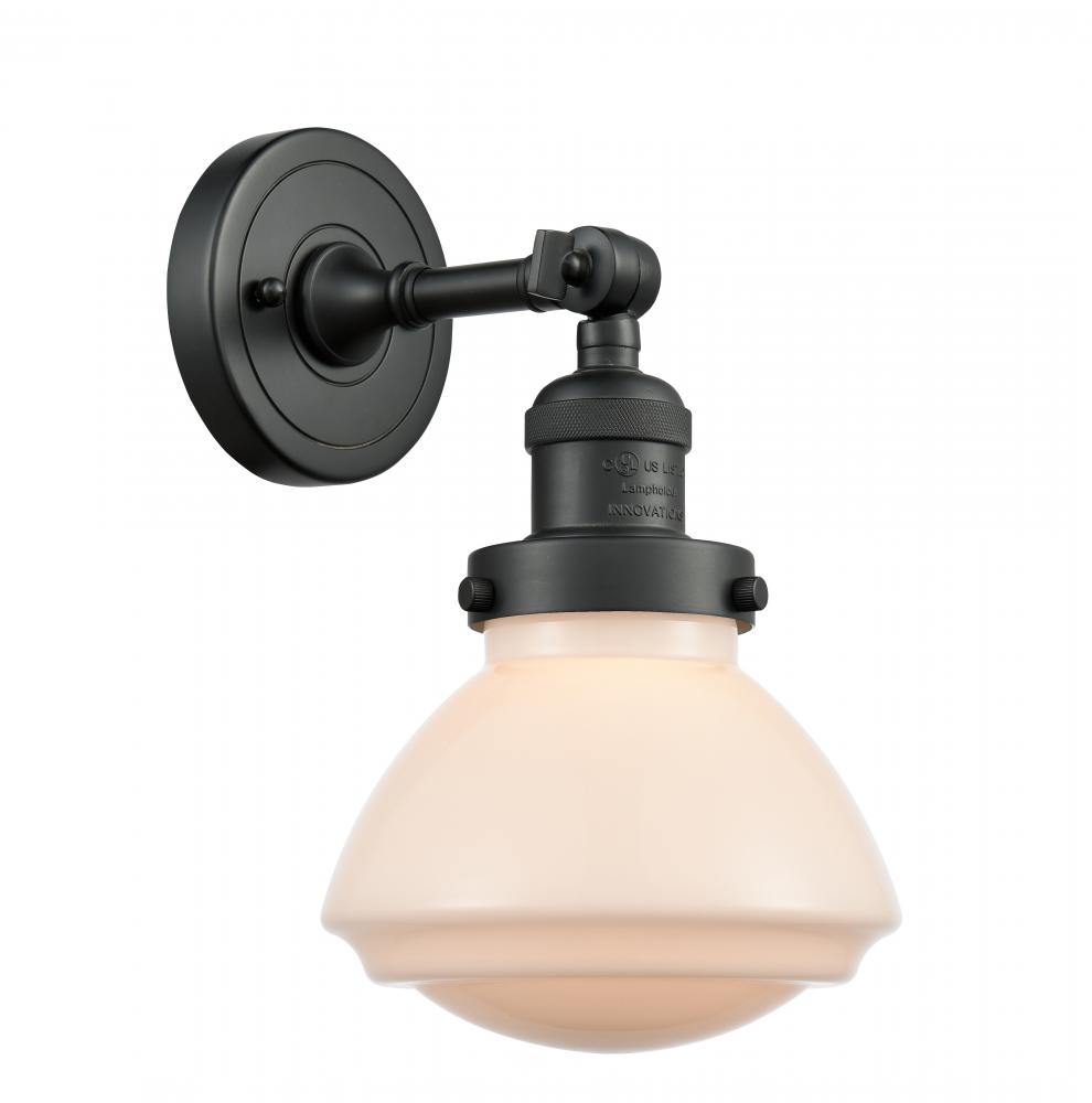 Olean - 1 Light - 7 inch - Matte Black - Adjustable Sconce