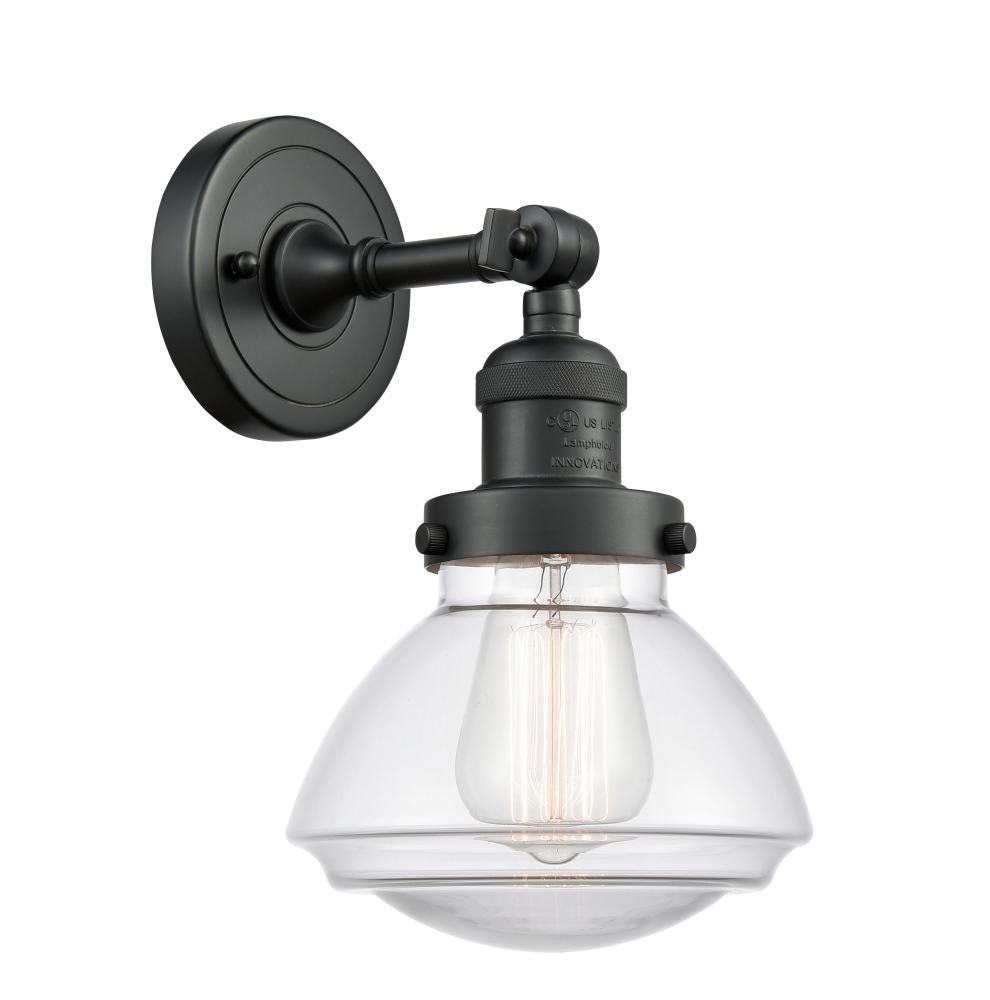 Olean - 1 Light - 7 inch - Matte Black - Adjustable Sconce