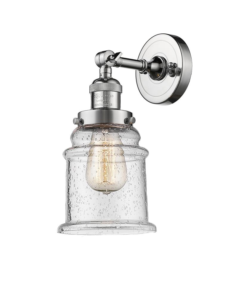 Canton - 1 Light - 7 inch - Polished Chrome - Adjustable Sconce