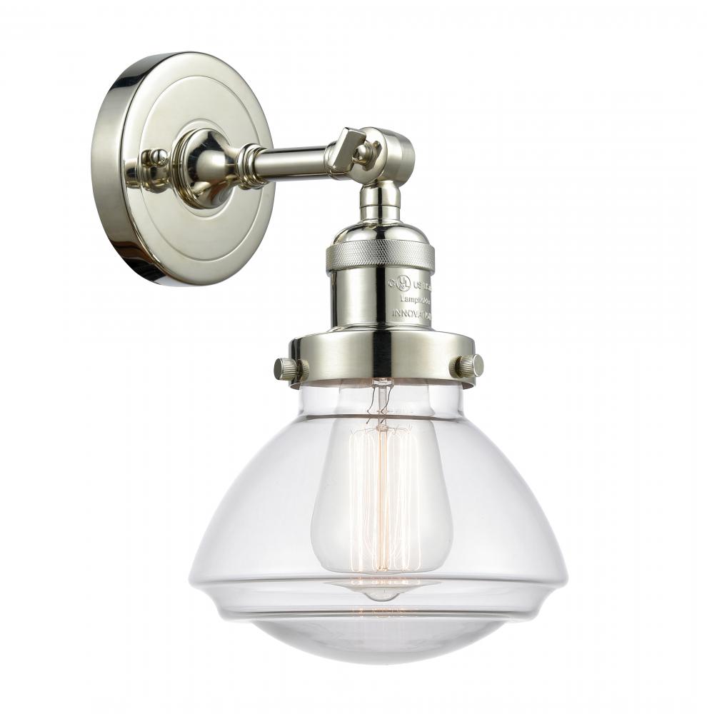 Olean - 1 Light - 7 inch - Polished Nickel - Adjustable Sconce
