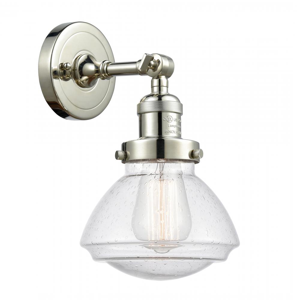 Olean - 1 Light - 7 inch - Polished Nickel - Adjustable Sconce