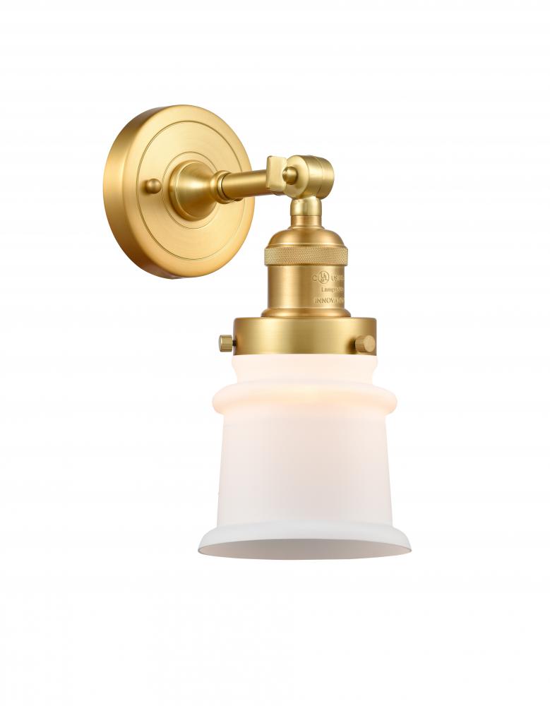 Canton - 1 Light - 5 inch - Satin Gold - Adjustable Sconce