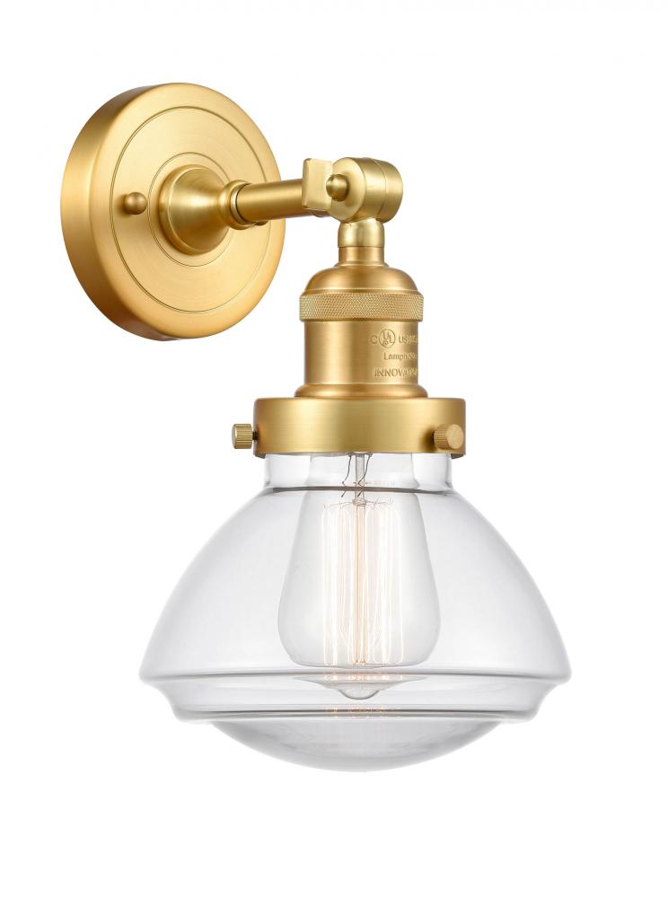 Olean - 1 Light - 7 inch - Satin Gold - Adjustable Sconce