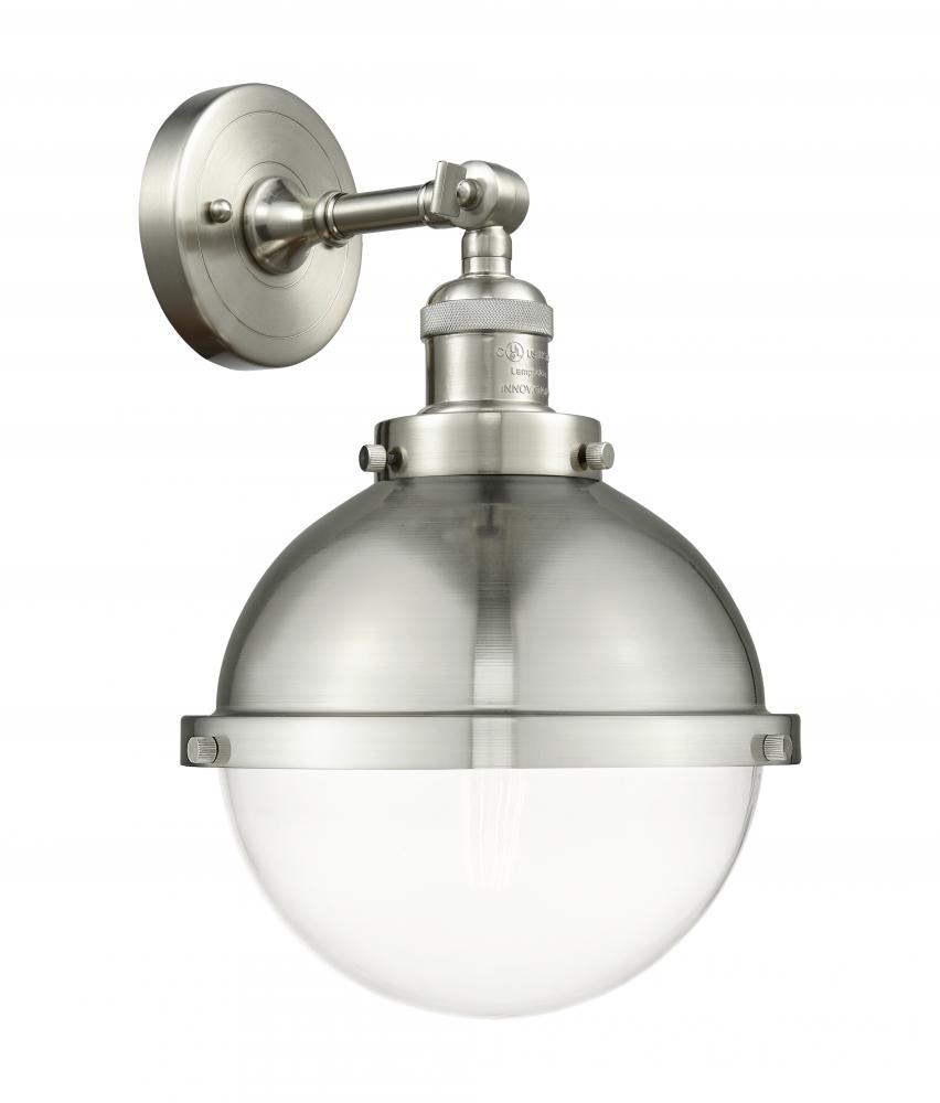 Hampden - 1 Light - 9 inch - Brushed Satin Nickel - Adjustable Sconce