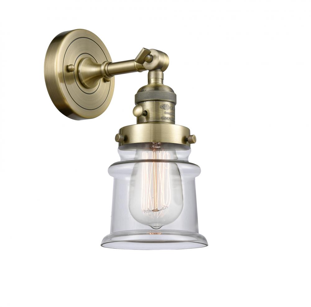 Canton - 1 Light - 5 inch - Antique Brass - Adjustable Sconce