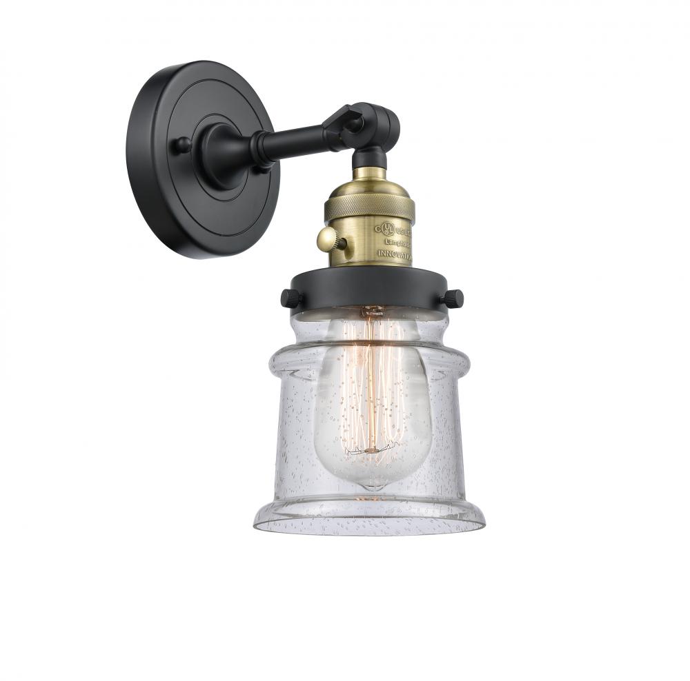 Canton - 1 Light - 5 inch - Black Antique Brass - Adjustable Sconce