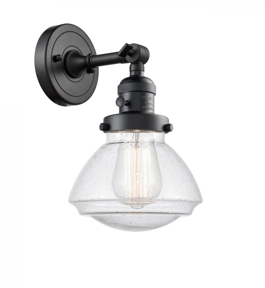 Olean - 1 Light - 7 inch - Matte Black - Adjustable Sconce