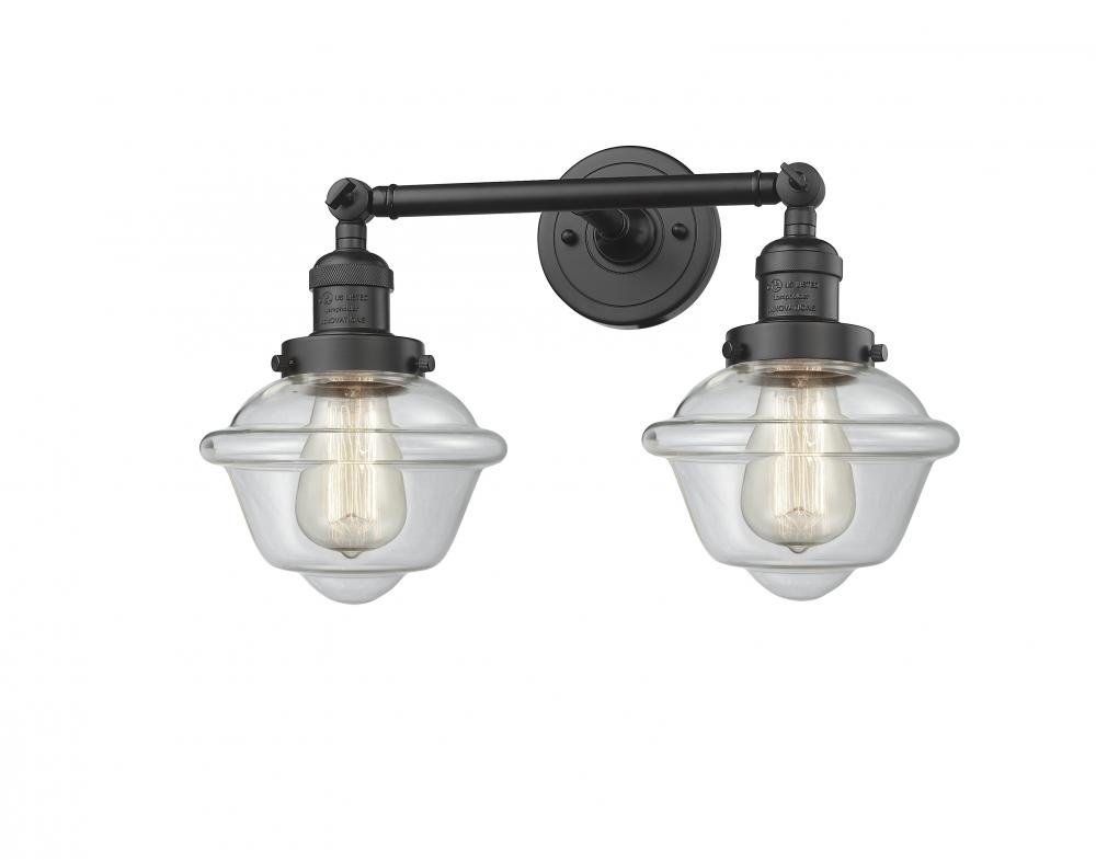 Oxford - 2 Light - 17 inch - Oil Rubbed Bronze - Adjustable Bath Vanity Light