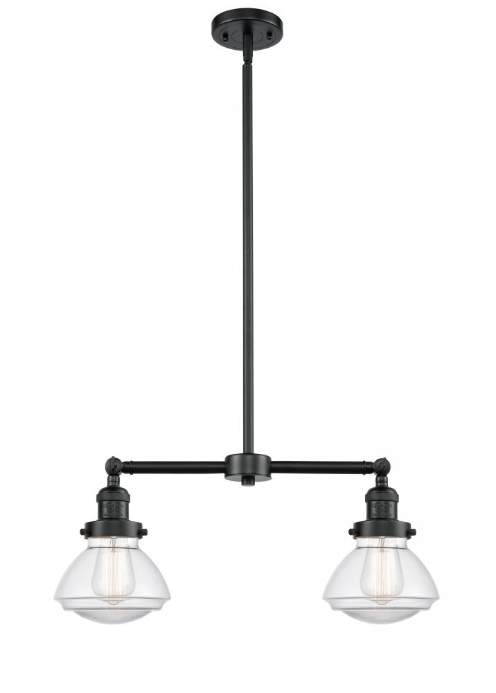 Olean - 2 Light - 22 inch - Oil Rubbed Bronze - Stem Hung - Adjustable Island Light