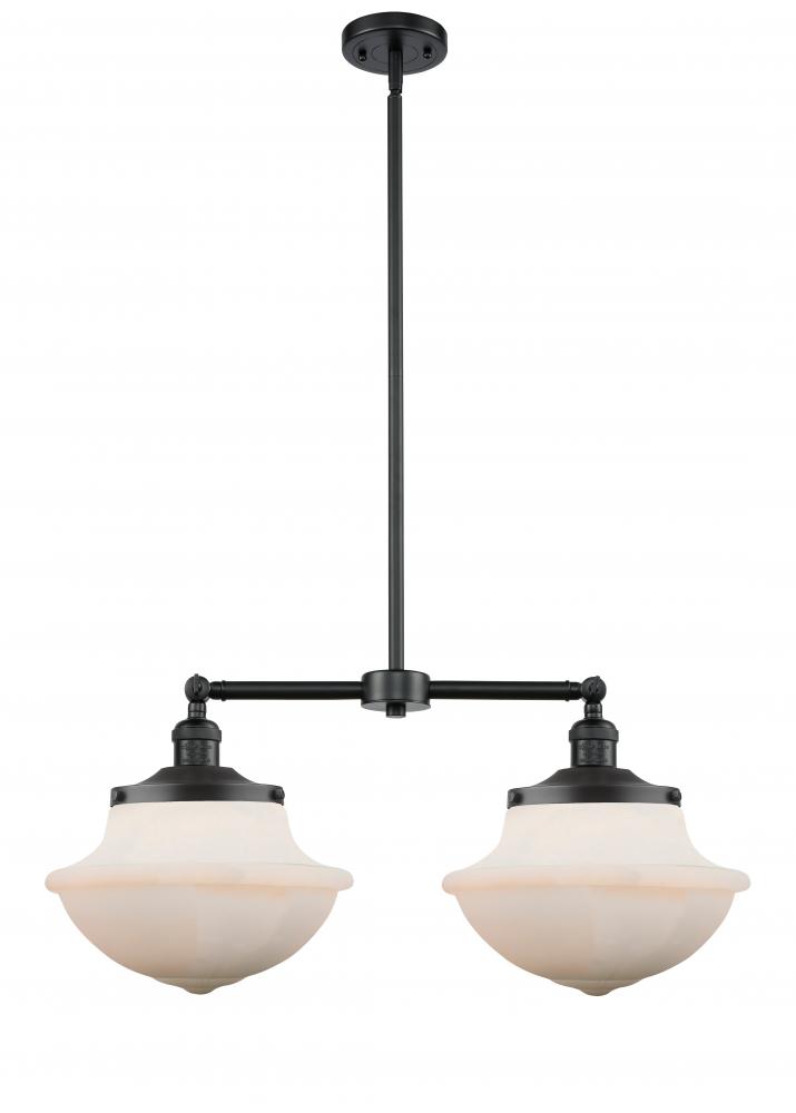 Oxford - 2 Light - 25 inch - Oil Rubbed Bronze - Stem Hung - Adjustable Island Light