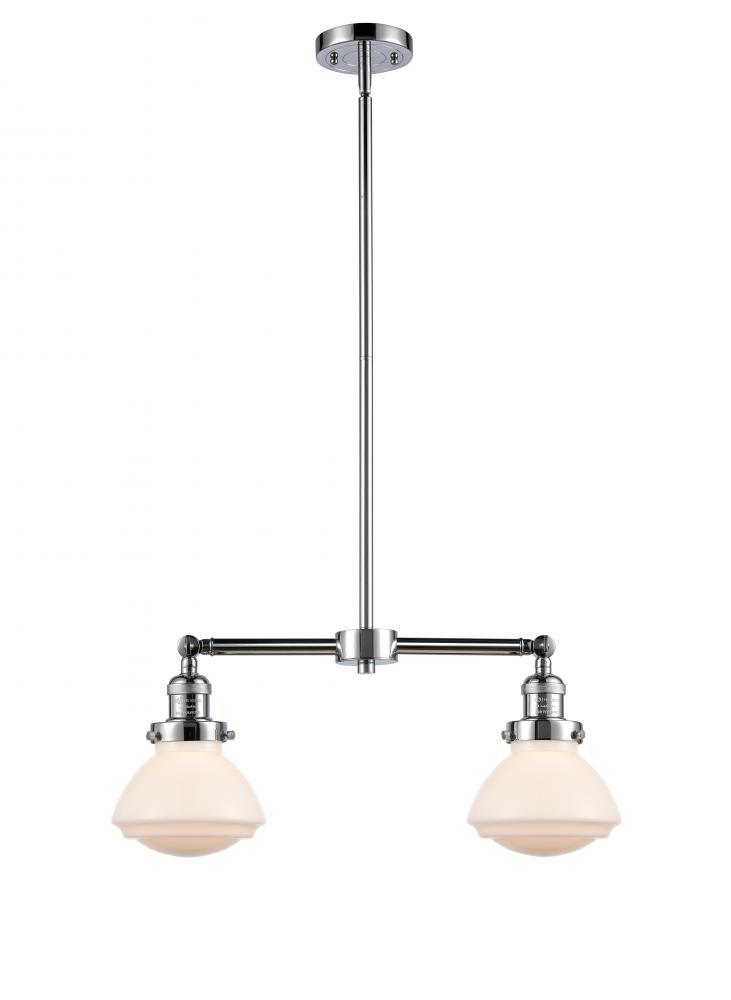 Olean - 2 Light - 22 inch - Polished Chrome - Stem Hung - Adjustable Island Light