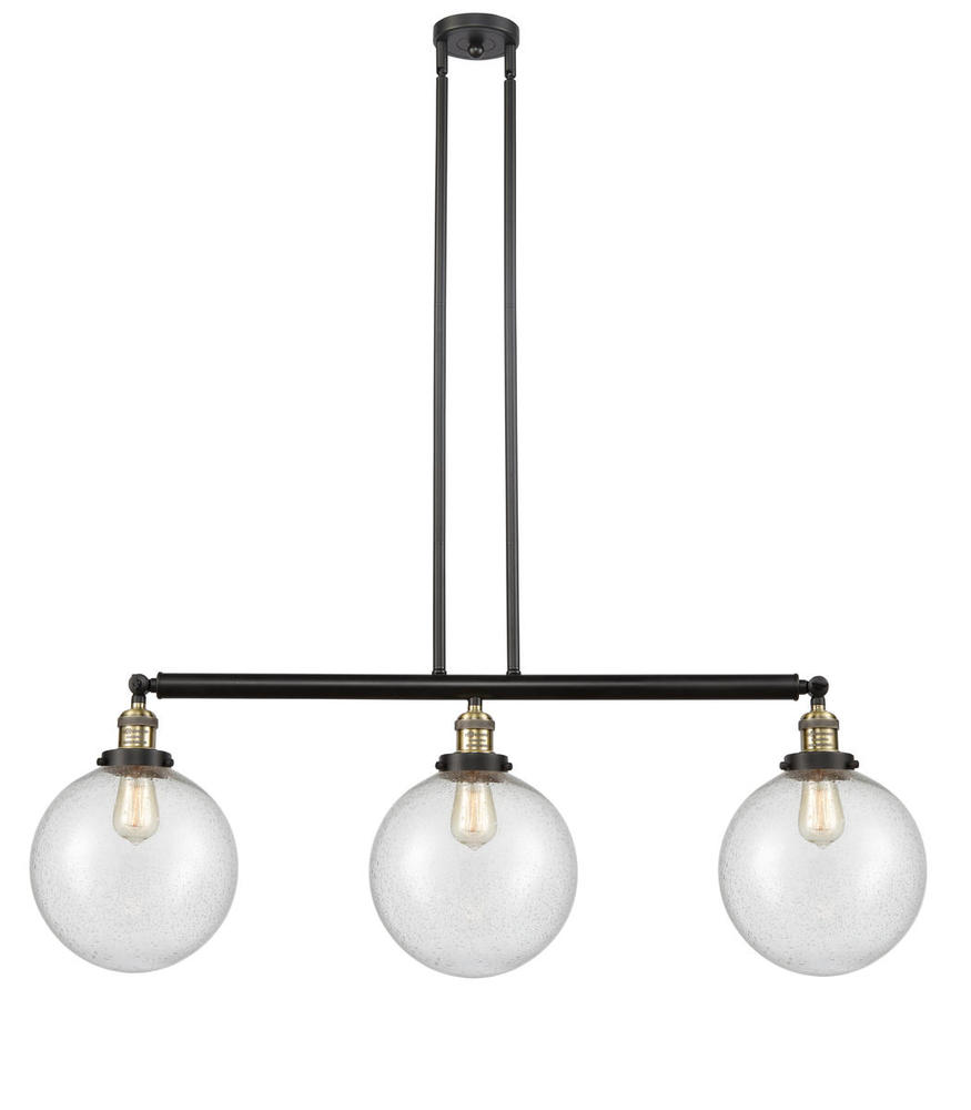 Beacon - 3 Light - 42 inch - Black Antique Brass - Stem Hung - Adjustable Island Light
