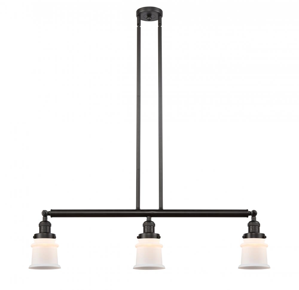 Canton - 3 Light - 39 inch - Oil Rubbed Bronze - Stem Hung - Adjustable Island Light