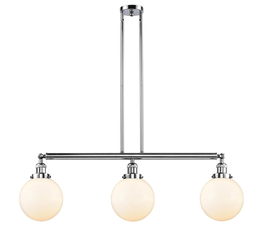 Beacon - 3 Light - 41 inch - Polished Chrome - Stem Hung - Adjustable Island Light