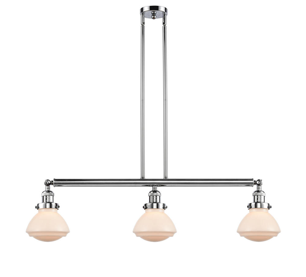 Olean - 3 Light - 39 inch - Polished Chrome - Stem Hung - Adjustable Island Light