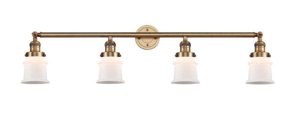 Canton - 4 Light - 42 inch - Brushed Brass - Adjustable Bath Vanity Light