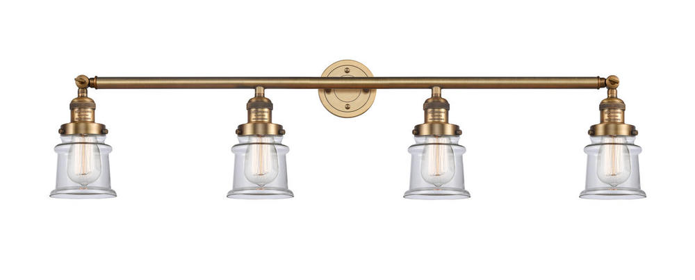 Canton - 4 Light - 42 inch - Brushed Brass - Adjustable Bath Vanity Light