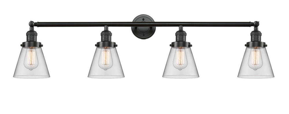 Cone - 4 Light - 42 inch - Oil Rubbed Bronze - Adjustable Bath Vanity Light