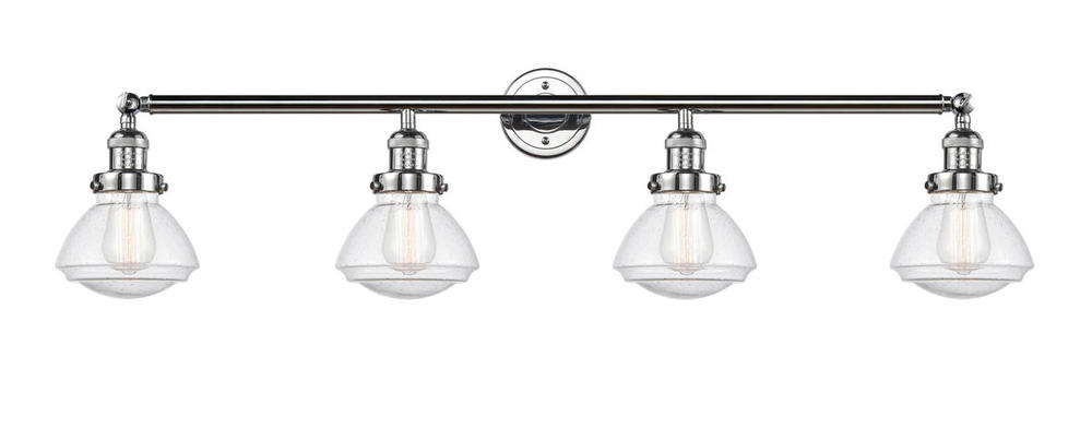 Olean - 4 Light - 43 inch - Polished Chrome - Adjustable Bath Vanity Light