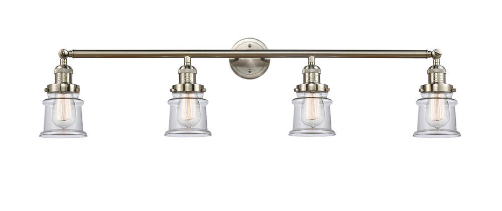 Canton - 4 Light - 42 inch - Brushed Satin Nickel - Adjustable Bath Vanity Light
