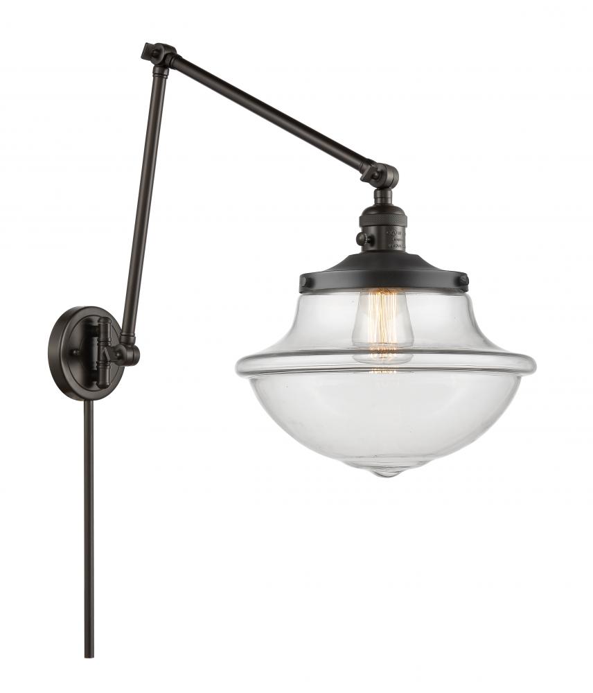 Oxford - 1 Light - 12 inch - Oil Rubbed Bronze -Adjustable Swing Arm
