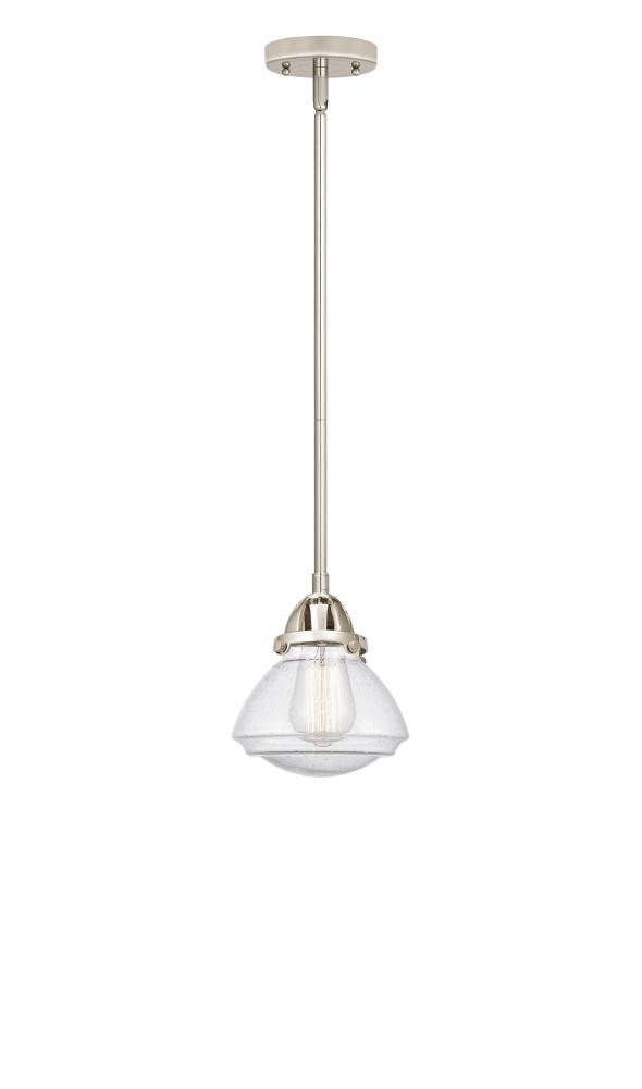 Olean - 1 Light - 7 inch - Polished Nickel - Cord hung - Mini Pendant
