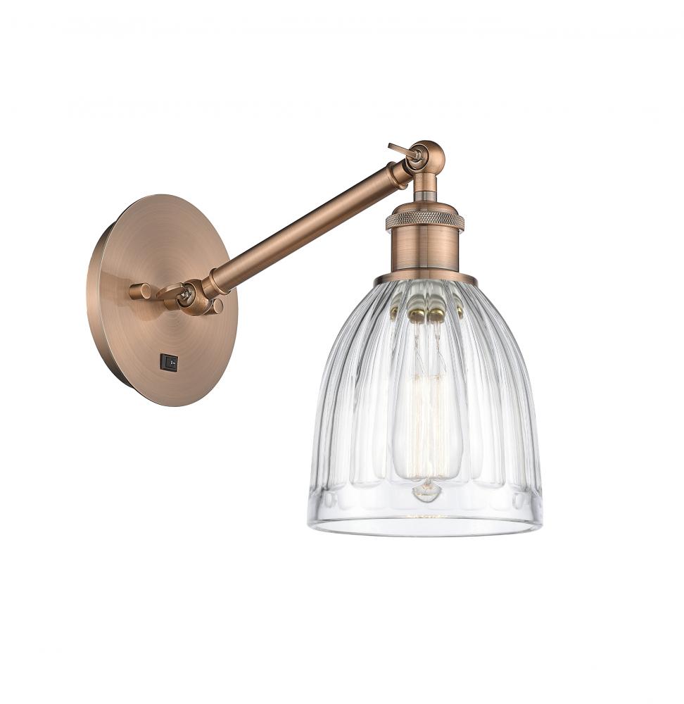 Brookfield - 1 Light - 6 inch - Antique Copper - Adjustable Sconce