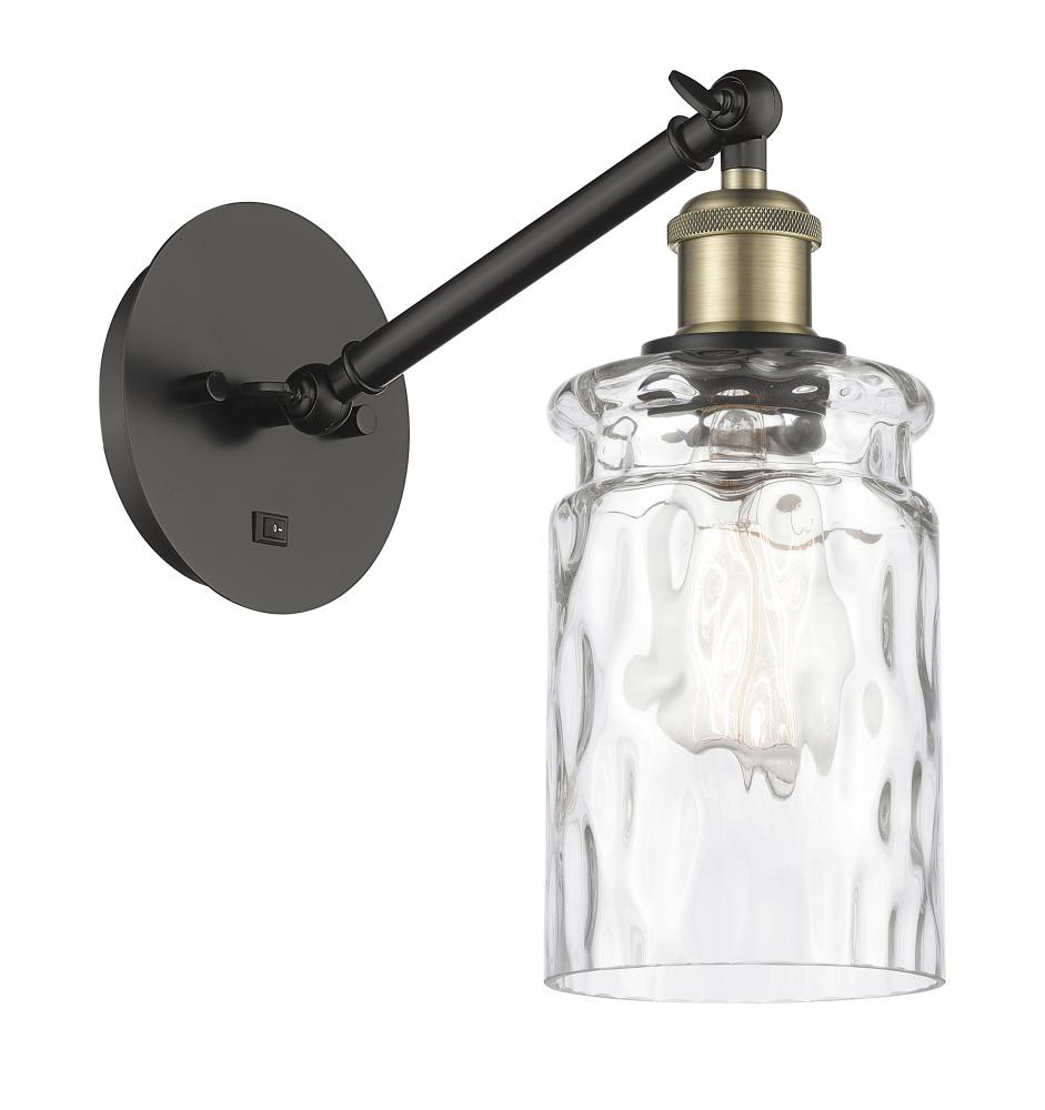 Candor - 1 Light - 5 inch - Black Antique Brass - Adjustable Sconce