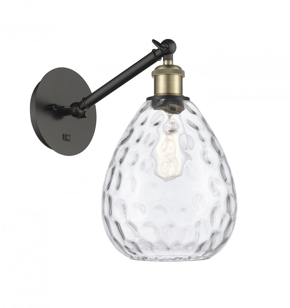 Waverly - 1 Light - 8 inch - Black Antique Brass - Adjustable Sconce