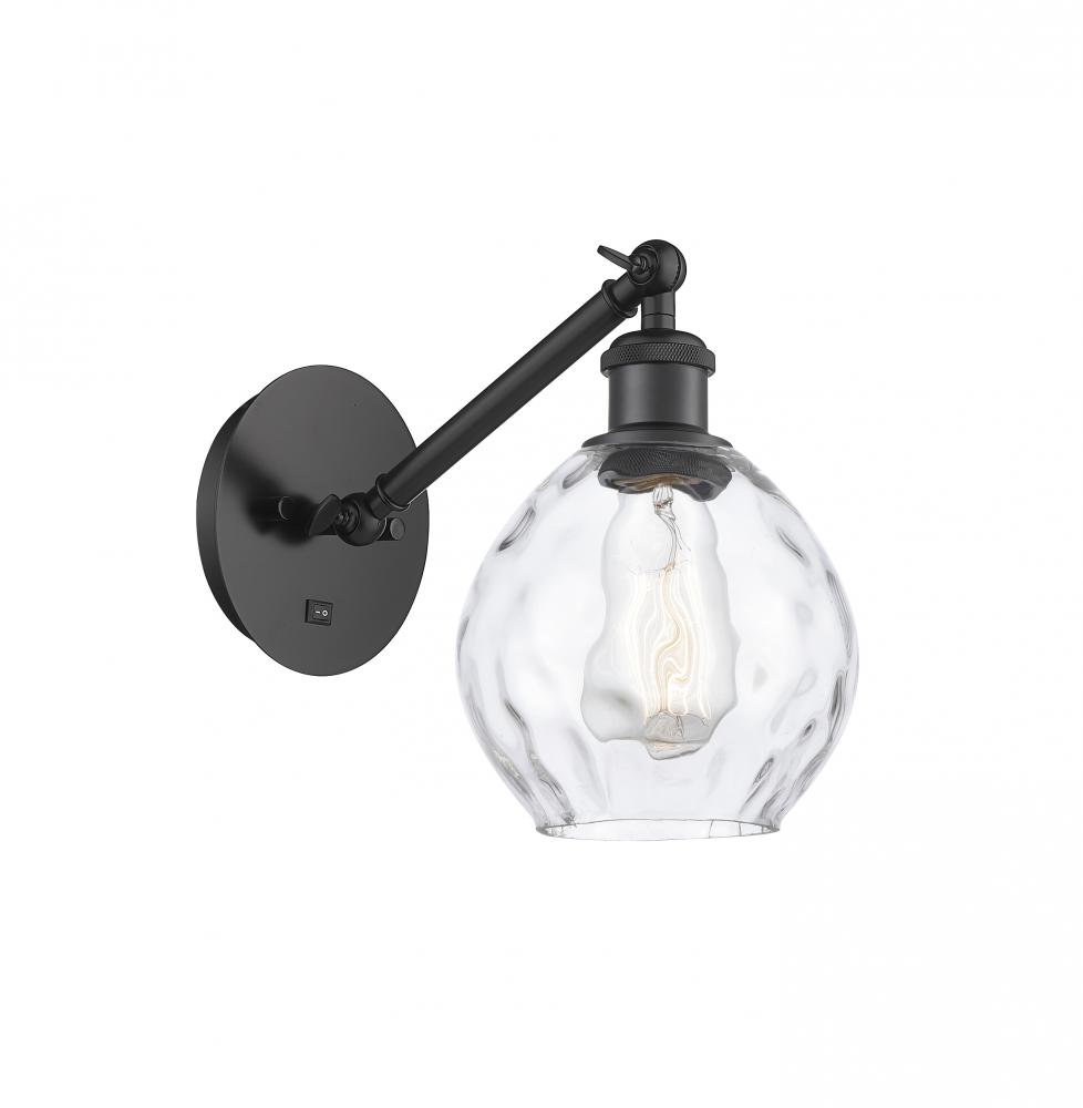 Waverly - 1 Light - 6 inch - Matte Black - Adjustable Sconce