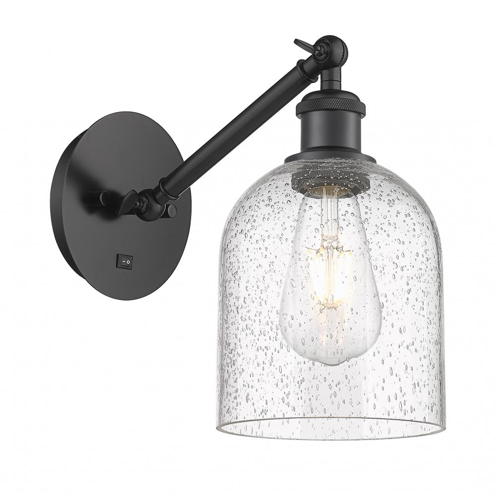 Bella - 1 Light - 6 inch - Matte Black - Adjustable Sconce