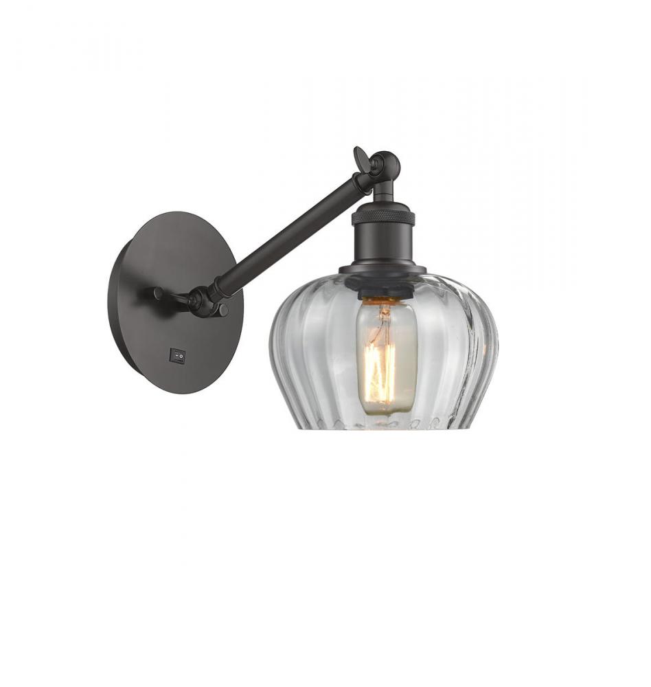 Fenton - 1 Light - 7 inch - Oil Rubbed Bronze - Adjustable Sconce