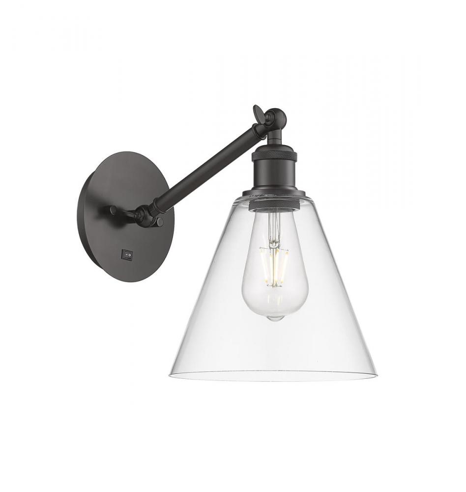 Berkshire - 1 Light - 8 inch - Oil Rubbed Bronze - Adjustable Sconce