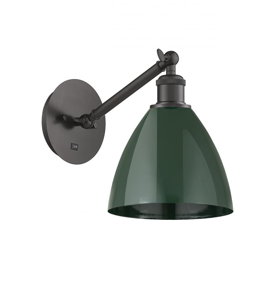 Plymouth - 1 Light - 8 inch - Oil Rubbed Bronze - Adjustable Sconce