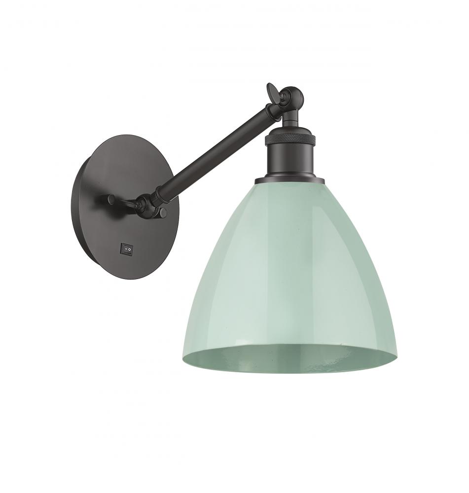Plymouth - 1 Light - 8 inch - Oil Rubbed Bronze - Adjustable Sconce