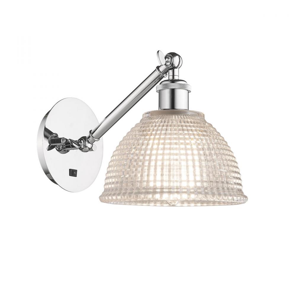 Arietta - 1 Light - 8 inch - Polished Chrome - Adjustable Sconce