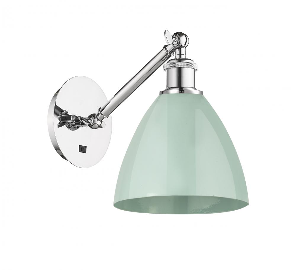 Plymouth - 1 Light - 8 inch - Polished Chrome - Adjustable Sconce