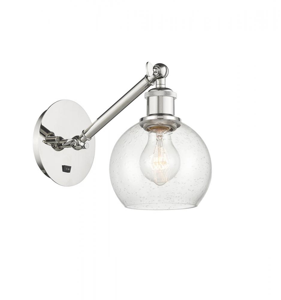 Athens - 1 Light - 6 inch - Polished Nickel - Adjustable Sconce