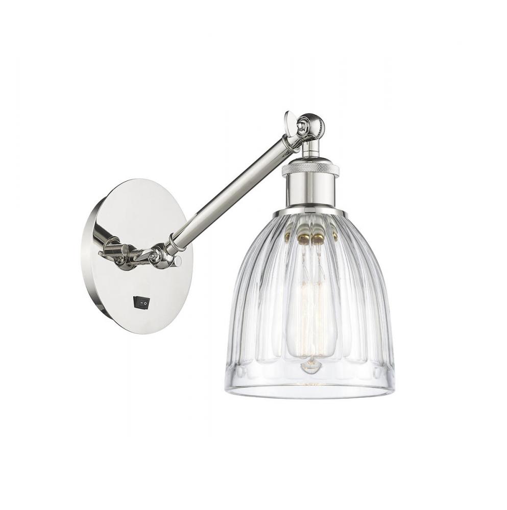Brookfield - 1 Light - 6 inch - Polished Nickel - Adjustable Sconce